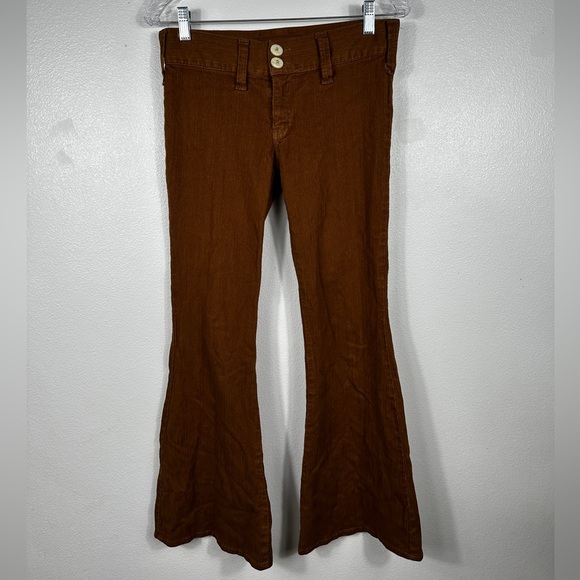 JNCO Denim - JNCO Y2K Women’s Brown Flare Pants J1501TN  Retro Boho Size 30x30